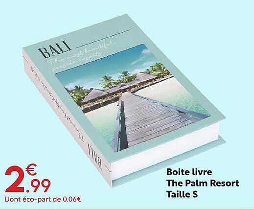 Boite livre The Palm Resort Taille S