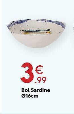 Bol Sardine Ø16cm