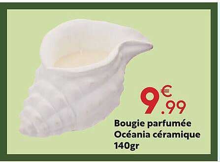 Bougie parfumée Océania céramique 140gr