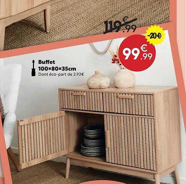 Buffet 100×80×35cm