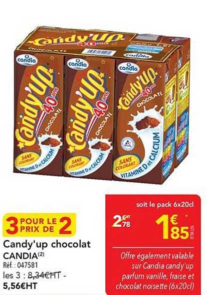 Candy'up chocolat CANDIA