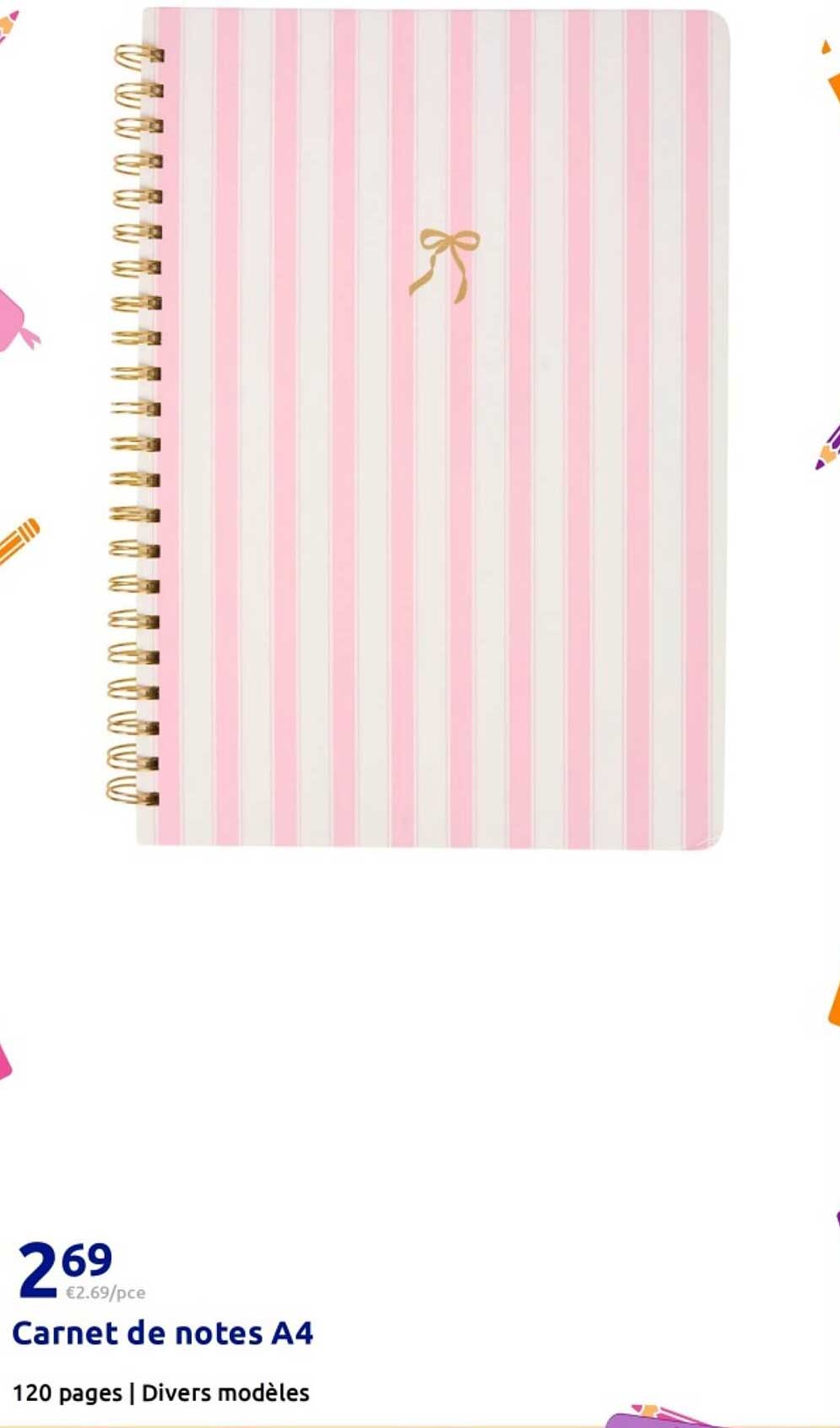 Carnet de notes A4
