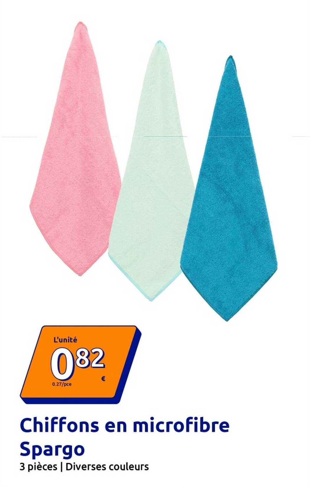 Chiffons en microfibre Spargo