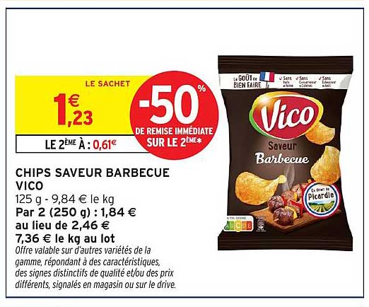 CHIPS SAVEUR BARBECUE VICO