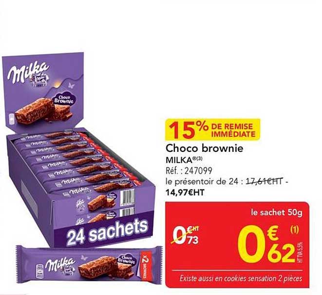 Choco brownie MILKA