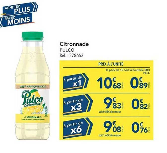 Citronnade PULCO Réf. : 278663