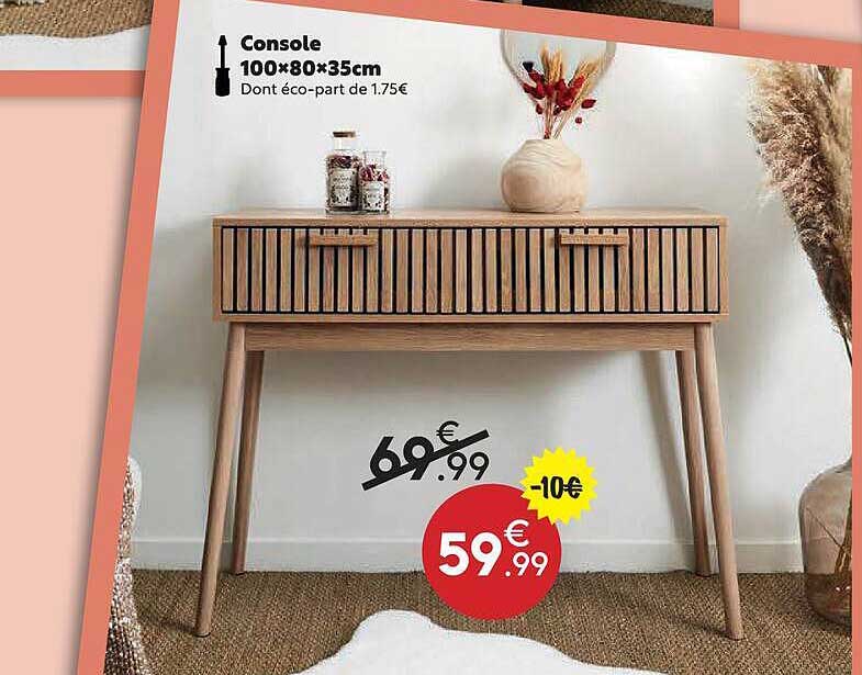 Console 100×80×35cm