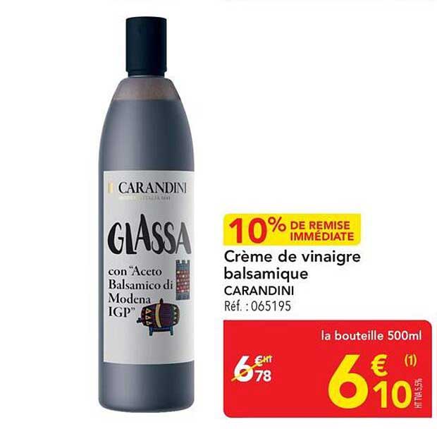 Crème de vinaigre balsamique CARANDINI