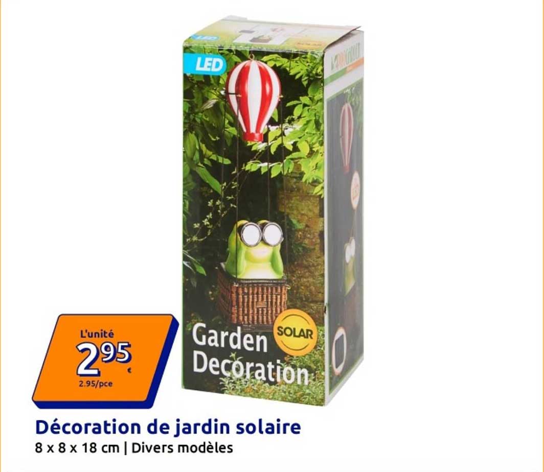 Décoration de jardin solaire