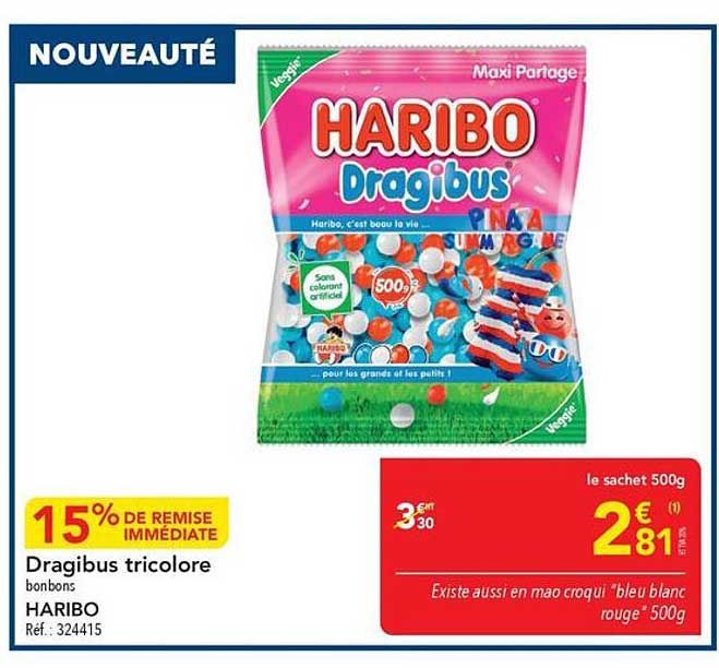 Dragibus tricolore