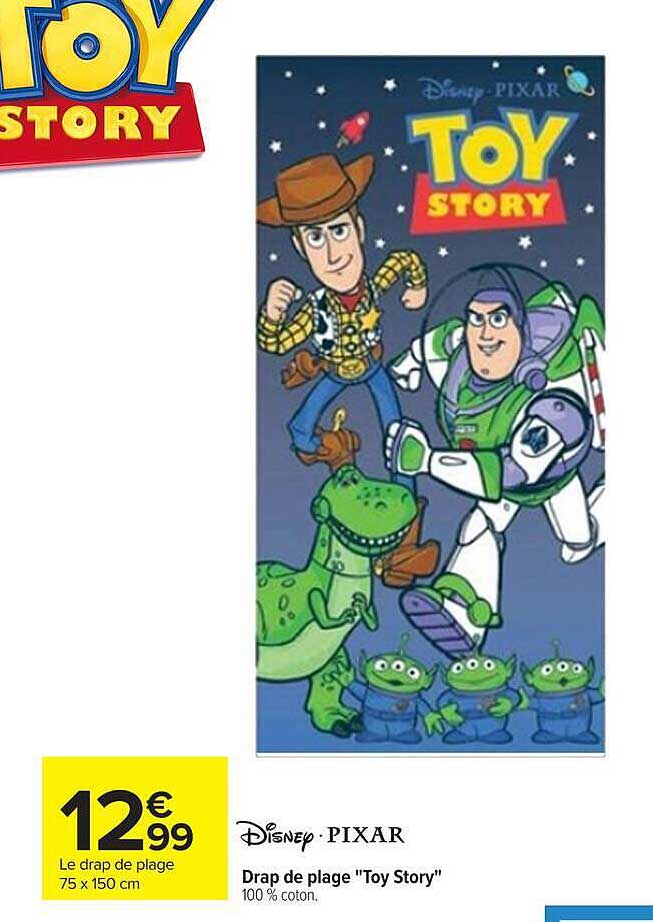 Drap de plage "Toy Story"