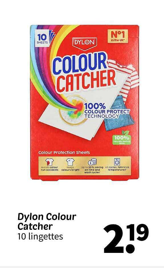 Dylon Colour Catcher 10 lingettes