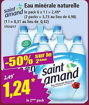 Eau minérale naturelle