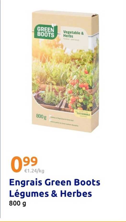 Engrais Green Boots Légumes & Herbes