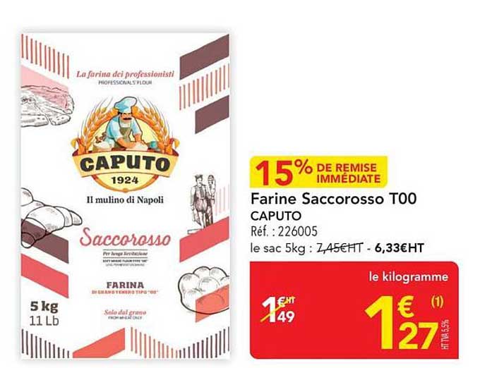 Farine Saccoroso T00 CAPUTO