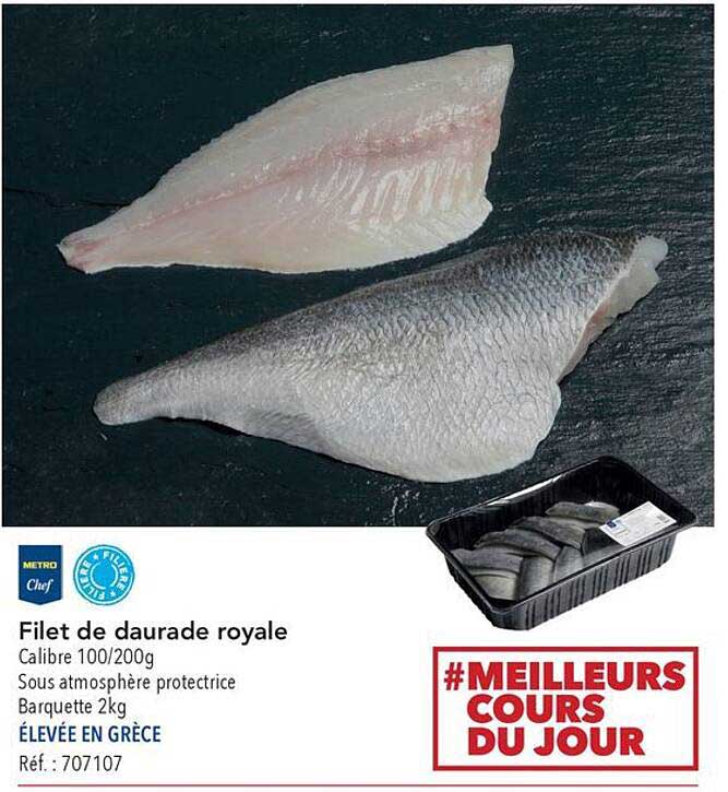 Filet de daurade royale