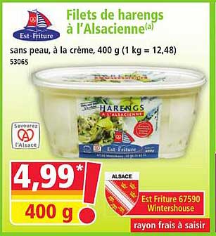 Filets de harengs à l'Alsacienne(a)
