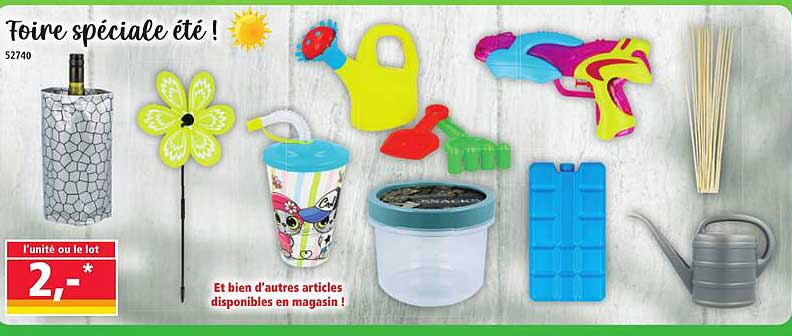 Foire spéciale été !