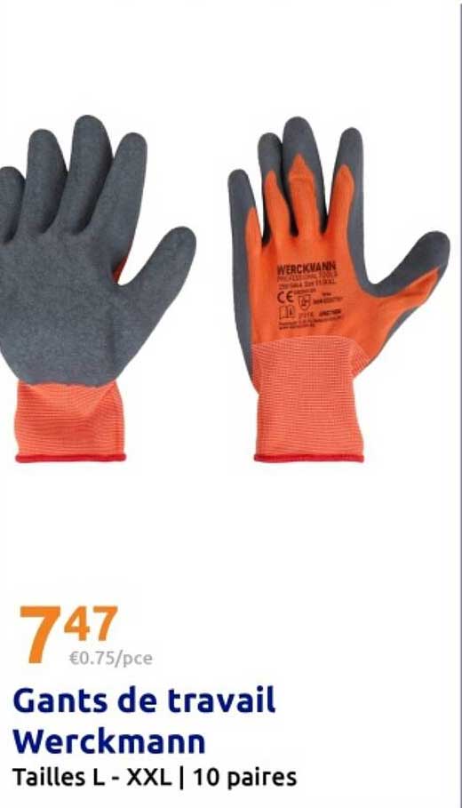Gants de travail Werckmann