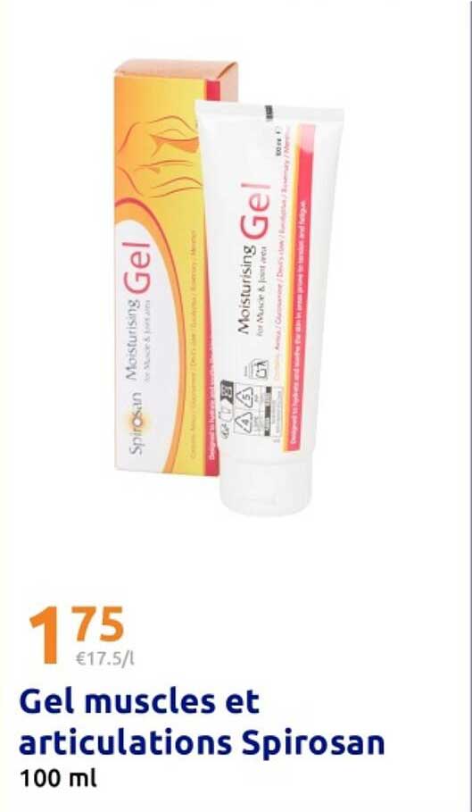 Gel muscles et articulations Spirosan 100 ml