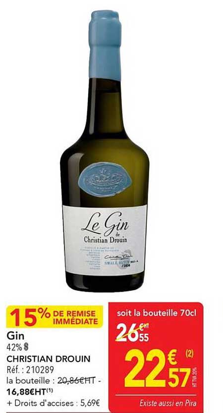 Gin 42% CHRISTIAN DROUIN