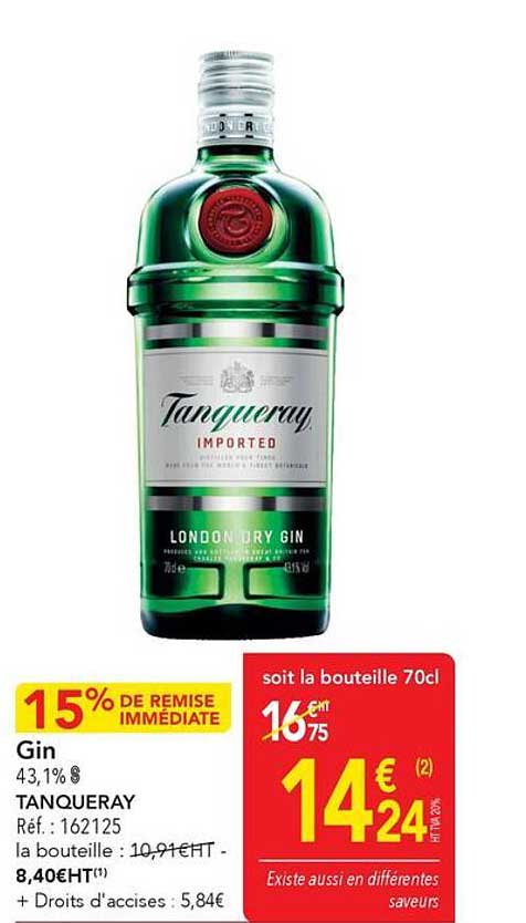 Gin 43,1% Tangueray
