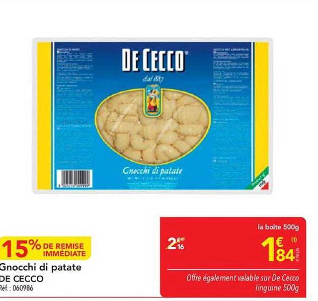 Gnocchi di patate DE CECCO