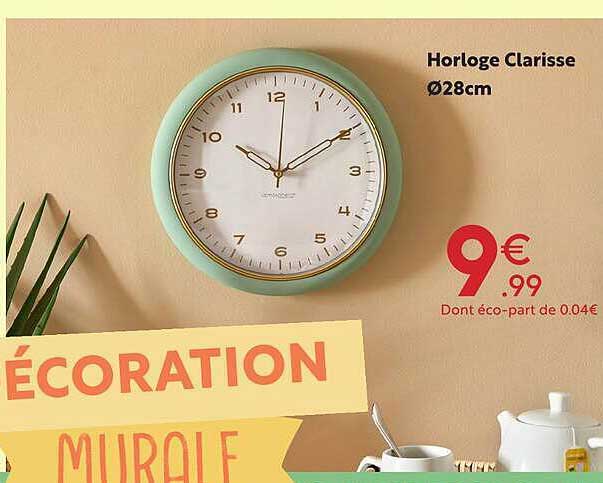 Horloge Clarisse Ø28cm