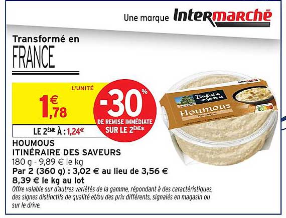 Houmous itinéraire des saveurs