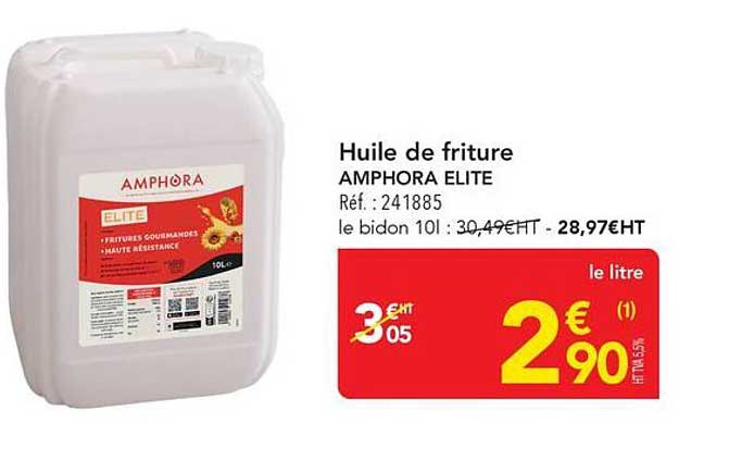 Huile de friture AMPHORA ELITE