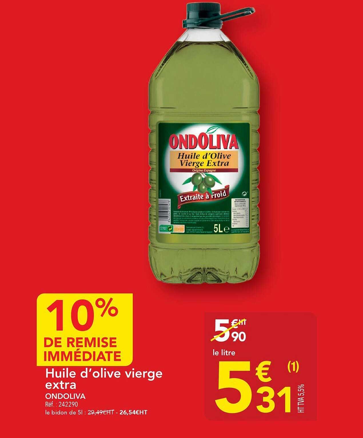 Huile d’olive vierge extra ONDOLIVA