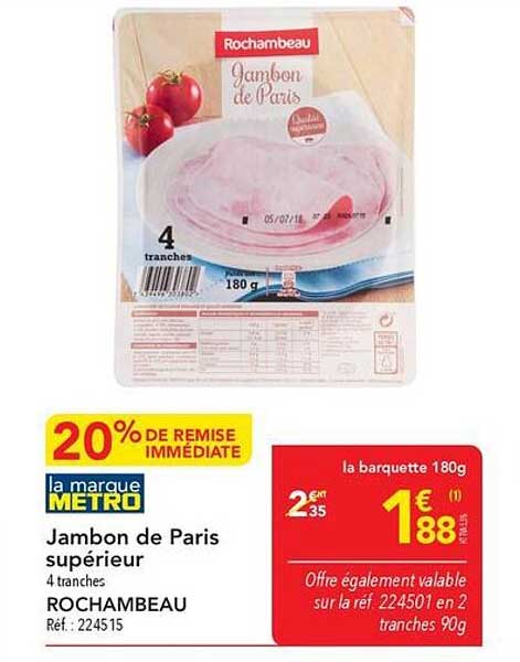 Jambon de Paris supérieur