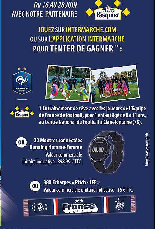 JOUEZ SUR INTERMARCHE.COM OU SUR L’APPLICATION INTERMARCHE POUR TENTER DE GAGNER** :