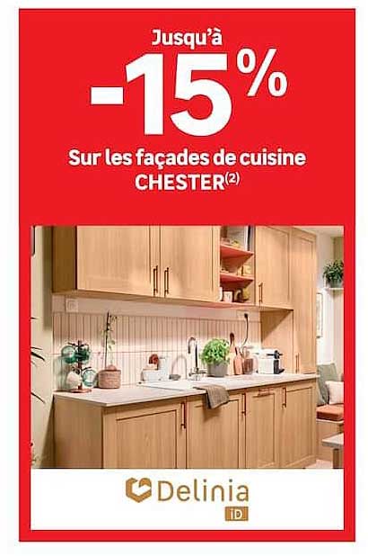 Jusqu’à -15% sur les façades de cuisine CHESTER(2)
