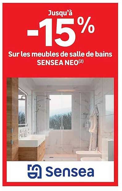 Jusqu’à -15% Sur les meubles de salle de bains SENSEA NEO(2)