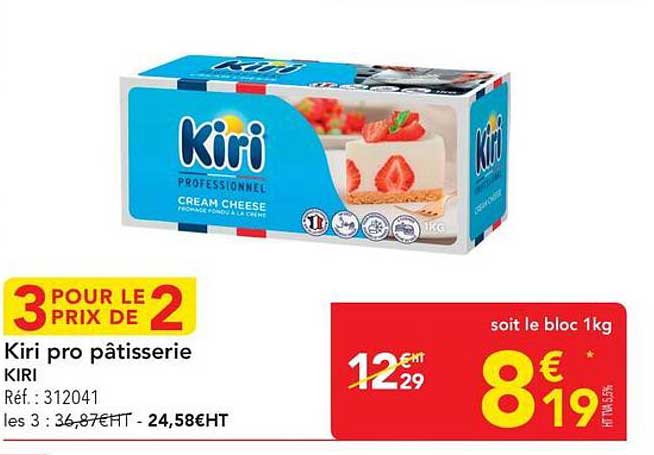 Kiri pro pâtisserie