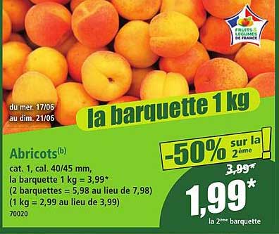la barquette 1 kg