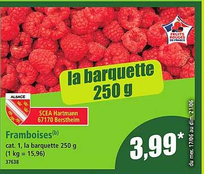la barquette 250 g