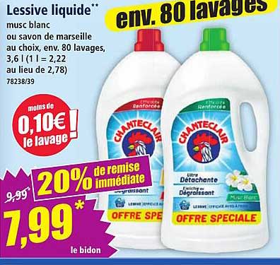 Lessive liquide**