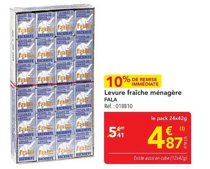Levure fraîche ménagère FALA