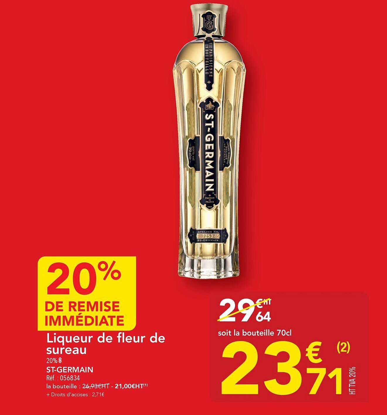 Liqueur de fleur de sureau ST-GERMAIN