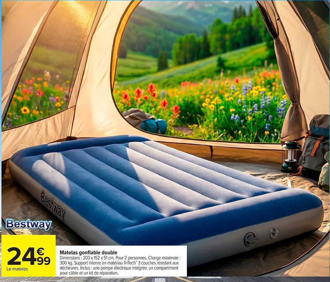 Matelas gonflable double