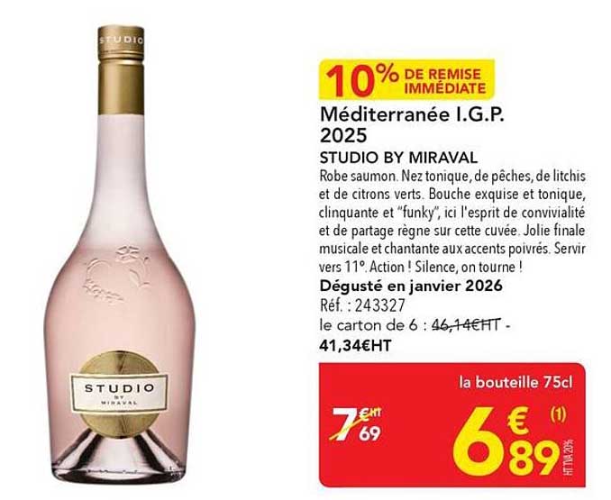 Méditerranée I.G.P. 2025 STUDIO BY MIRAVAL