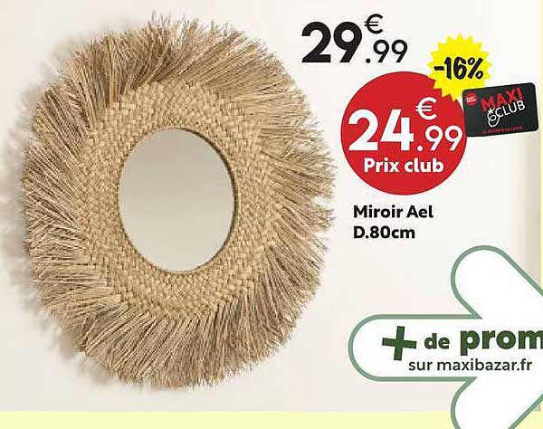 Miroir Ael D.80cm
