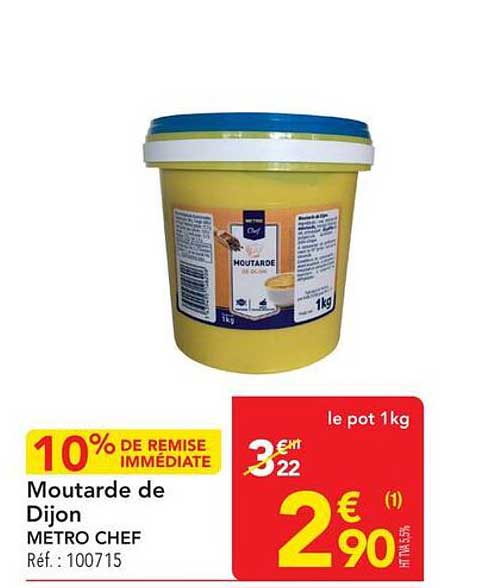 Moutarde de Dijon METRO CHEF Réf. : 100715