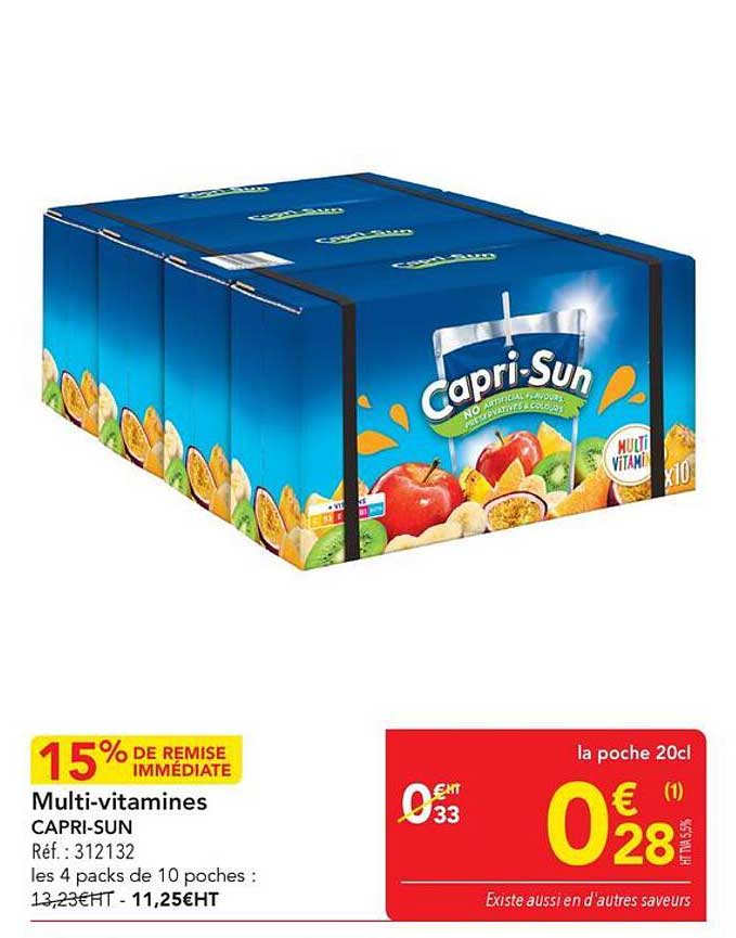 Multi-vitamines CAPRI-SUN