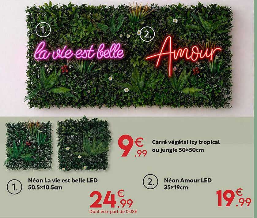 Néon La vie est belle LED 50.5×10.5cm