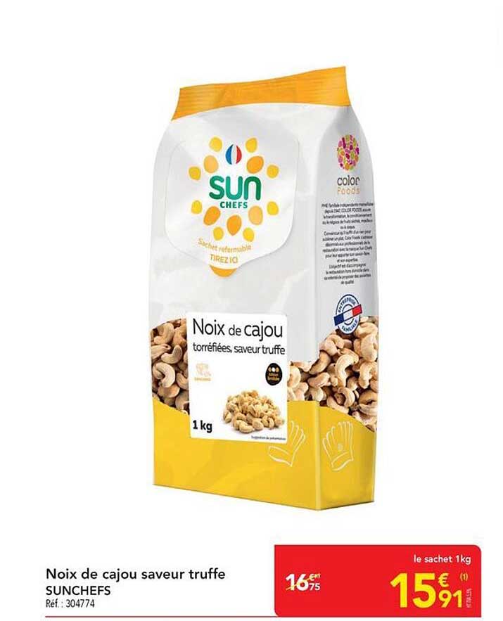 Noix de cajou saveur truffe