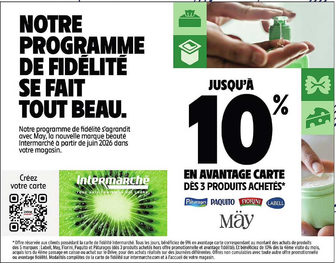 NOTRE PROGRAMME DE FIDELITE SE FAIT TOUT BEAU.
