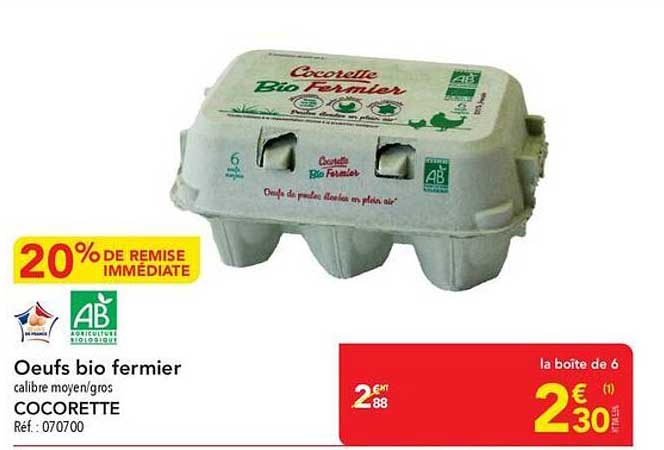 Oeufs bio fermier